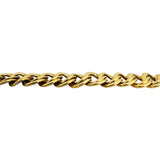 18k Yellow Gold 57.5g Thick Graduated Double Curb Link Necklace Italy 16.5"