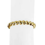 14k Yellow Gold 15g Ladies Polished 7.5mm San Marco Link Bracelet Turkey 7"