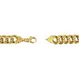 14k Yellow Gold 27g Thick Graduated Double Curb Link Necklace Italy 17.5"