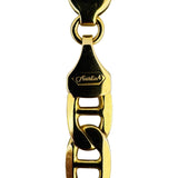 14k Yellow Gold 29g Solid Heavy 6.5mm Mariner Link Chain Necklace Italy 18"