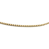 14k Yellow Gold 15.3g Solid Vintage 2mm Box Link Chain Necklace 24"