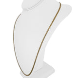 14k Yellow Gold 10g Solid Thin 3mm Mariner Link Chain Necklace Italy 26"