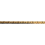 14k Yellow Gold 19.8g Ladies Thick 3.5mm Flattened C Link Necklace 20"