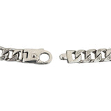 14k White Gold and Diamond 36.5g Solid Men's 9mm Curb Link Bracelet 8"