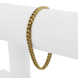 14k Yellow Gold 14.8g Solid Ladies 5mm Cuban Curb Link Bracelet 6.75"