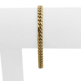 14k Yellow Gold 14.8g Solid Ladies 5mm Cuban Curb Link Bracelet 6.75"