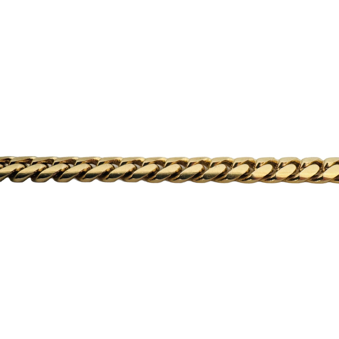 14k Yellow Gold 14.8g Solid Ladies 5mm Cuban Curb Link Bracelet 6.75"