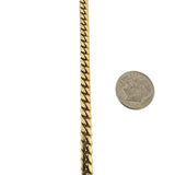 14k Yellow Gold 14.8g Solid Ladies 5mm Cuban Curb Link Bracelet 6.75"