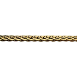 14k Yellow Gold 5.9g Ladies Milor 6mm Fancy Link Bracelet Italy 7"