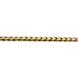14k Yellow Gold 14.4g Solid Ladies 5.5mm Cuban Link Bracelet Italy 6.5"