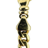 14k Yellow Gold 14.4g Solid Ladies 5.5mm Cuban Link Bracelet Italy 6.5"