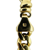 14k Yellow Gold 14.4g Solid Ladies 5.5mm Cuban Link Bracelet Italy 6.5"