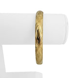 14k Yellow Gold 11.5g Ladies 8.5mm Fancy Bangle Bracelet 7.5"