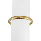 14k Yellow Gold 11.5g Ladies 8.5mm Fancy Bangle Bracelet 7.5"