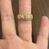 Effy 14k Yellow Gold and 0.50cttw Diamond Band Ring Size 8
