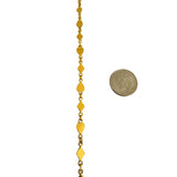 22k Yellow Gold 20.2g Solid Hearts and Diamonds Link Necklace 18"