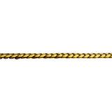 18k Yellow Gold 34.5g Solid Heavy 4.5mm Cuban Link Chain Necklace Italy 20"