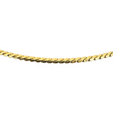 18k Yellow Gold 13.8g Solid 2.2mm Serpentine Link Chain Necklace Italy 21"