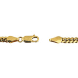 18k Yellow Gold 31.4g Solid Heavy 4mm Cuban Link Chain Necklace Italy 20"