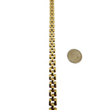 14k Yellow Gold 25.7g Ladies Polished 7.5mm Panther Link Necklace Italy 16"