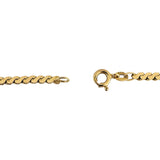 14k Yellow Gold 10.7g Solid 3mm Serpentine Link Chain Necklace 18"