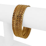 18k Yellow Gold 41.6g Vintage UnoAErre 22mm Heavy Fancy Link Bracelet Italy 7.5"