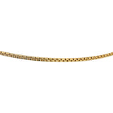 18k White Gold 10g Solid Vintage 1.5mm Box Link Chain Necklace Italy 24"