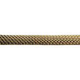 14k Yellow Gold 37g Heavy Solid Vintage 12.5mm Mesh Link Bracelet 7.25"