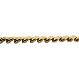 14k Yellow Gold 16.8g Ladies Polished 7mm San Marco Link Bracelet Italy 7.25"