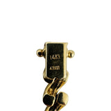 14k Yellow Gold 16.8g Ladies Polished 7mm San Marco Link Bracelet Italy 7.25"