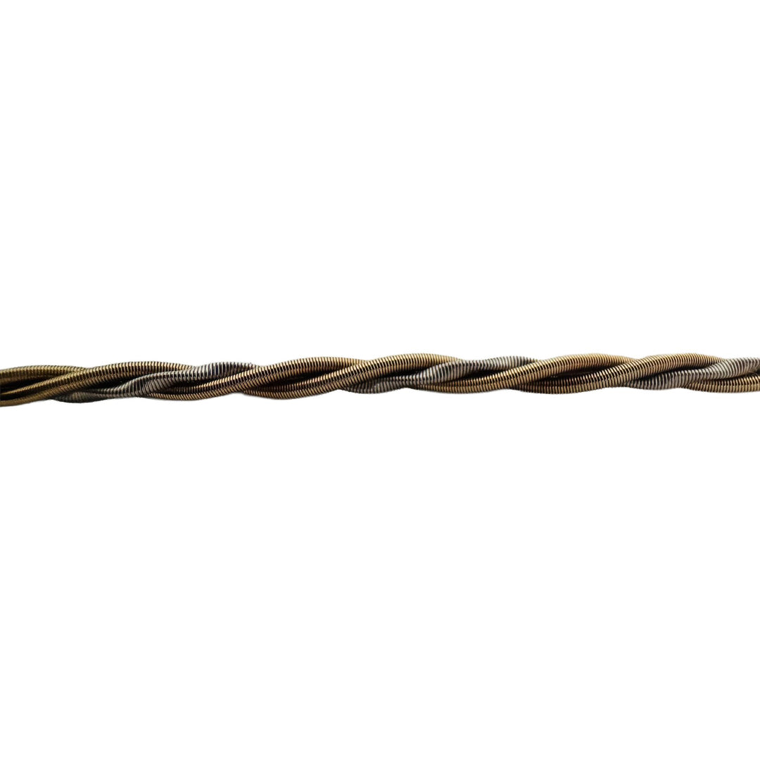 14k Yellow Gold 13g Solid Vintage Ladies Braided Snake Link Necklace 18"