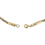 14k Yellow Gold 13g Solid Vintage Ladies Braided Snake Link Necklace 18"