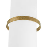 14k Yellow Gold 21.5g Solid Heavy Hammered Straight Edge Bangle Bracelet 7.75"