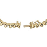 14k Yellow Gold 7.9g Ladies Beveled 5mm Rolo Link Bracelet 7"
