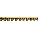 14k Yellow Gold 20.3g Ladies Polished 8mm San Marco Link Bracelet Italy 7"