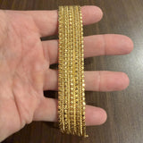 18k Yellow Gold 41.6g Vintage UnoAErre 22mm Heavy Fancy Link Bracelet Italy 7.5"
