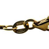 18k Yellow Gold 5.3g Thin 1.5mm Twisted Bar Link Chain Necklace Italy 18"