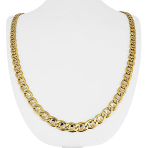 18k Yellow Gold 48.3g Solid Heavy 6.5mm Mariner Link Chain Necklace Italy 25"