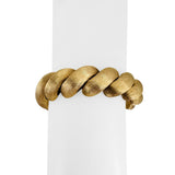 14k Yellow Gold 52g Brushed Finish 16mm Thick San Marco Link Bracelet 7"