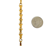 22k Yellow Gold 8g Solid Vintage 6mm Fancy Link Bracelet 6.75"