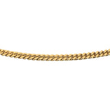 18k Yellow Gold 18.2g Solid Vintage UnoAErre Curb Link Chain Necklace Italy 28"