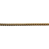 18k Yellow Gold 18.2g Solid Vintage UnoAErre Curb Link Chain Necklace Italy 28"