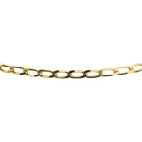 18k Yellow Gold 7.3g Solid Vintage 2.5mm Curb Link Chain Necklace 20"