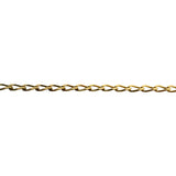 18k Yellow Gold 7.3g Solid Vintage 2.5mm Curb Link Chain Necklace 20"