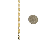 18k Yellow Gold 11.3g Solid Vintage 3mm Fancy Link Chain Necklace Italy 20"