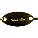 18k Yellow Gold 11.3g Solid Vintage 3mm Fancy Link Chain Necklace Italy 20"
