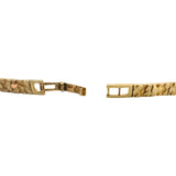 14k Yellow Gold 9.7g Solid Ladies 5.5mm Chunky Nugget Link Bracelet 7"