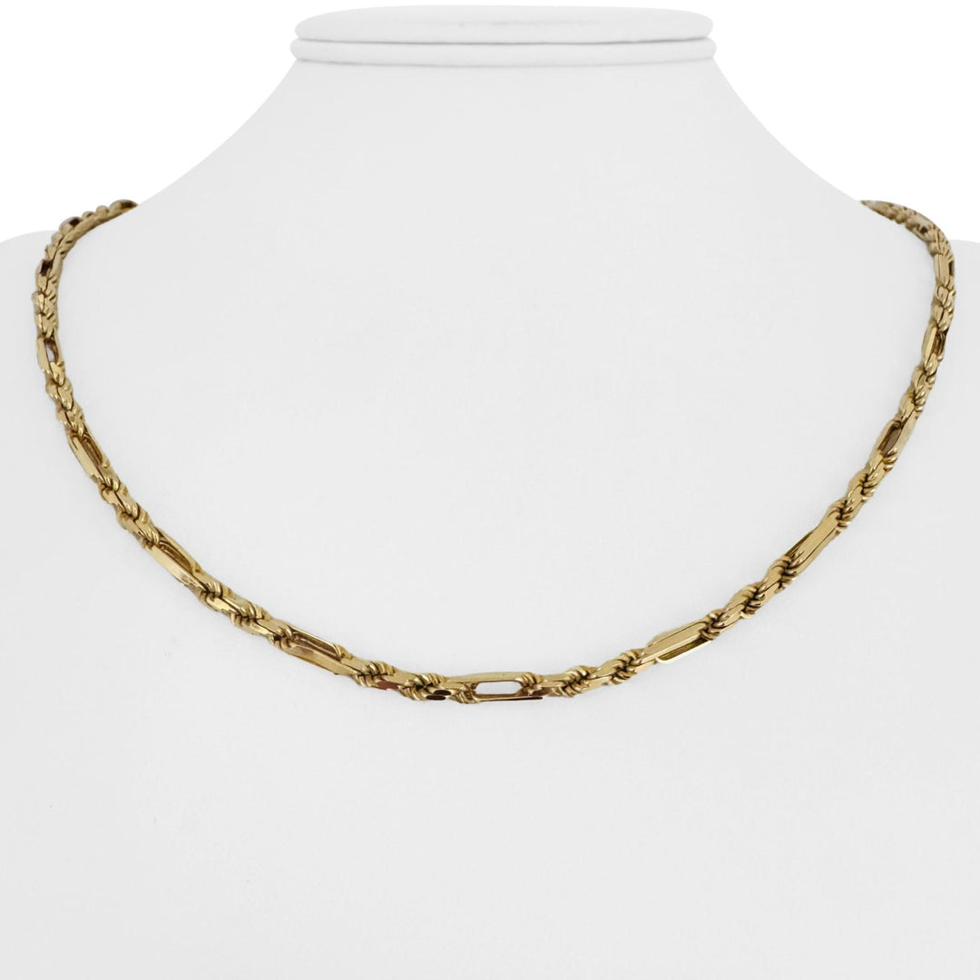 14k Yellow Gold 22.7g Solid Heavy 3mm Milano Rope Chain Necklace Italy 20"