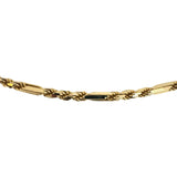 14k Yellow Gold 22.7g Solid Heavy 3mm Milano Rope Chain Necklace Italy 20"