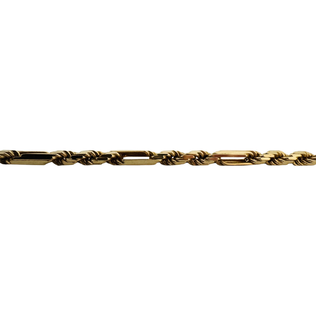 14k Yellow Gold 22.7g Solid Heavy 3mm Milano Rope Chain Necklace Italy 20"
